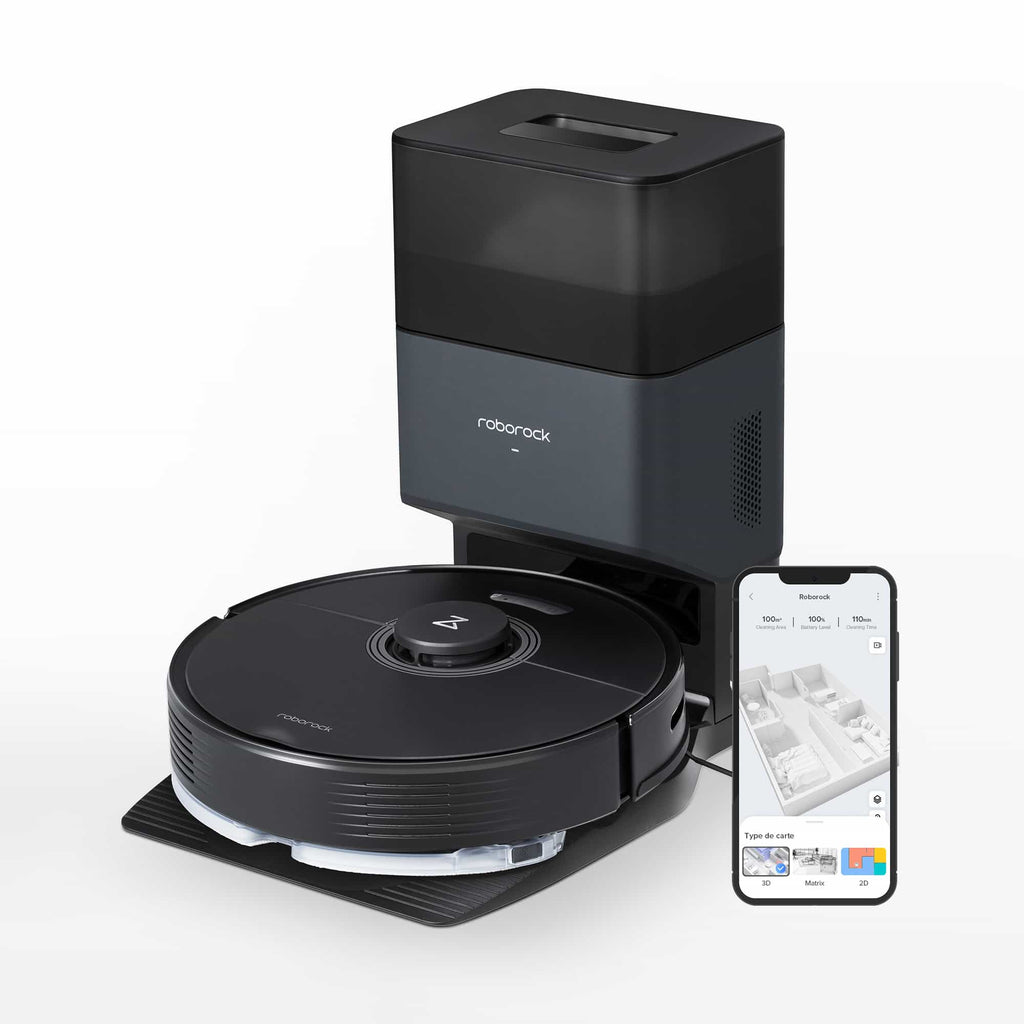 Roborock Q7 Max+ robot aspirateur avec station de vidage automatique