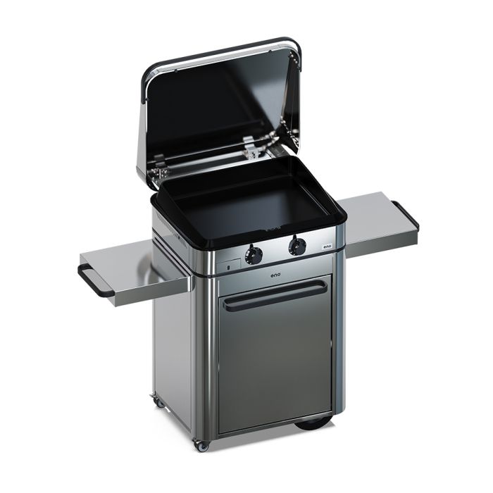 Combo ENOSIGN 65 Plancha Gaz Inox sur Chariot