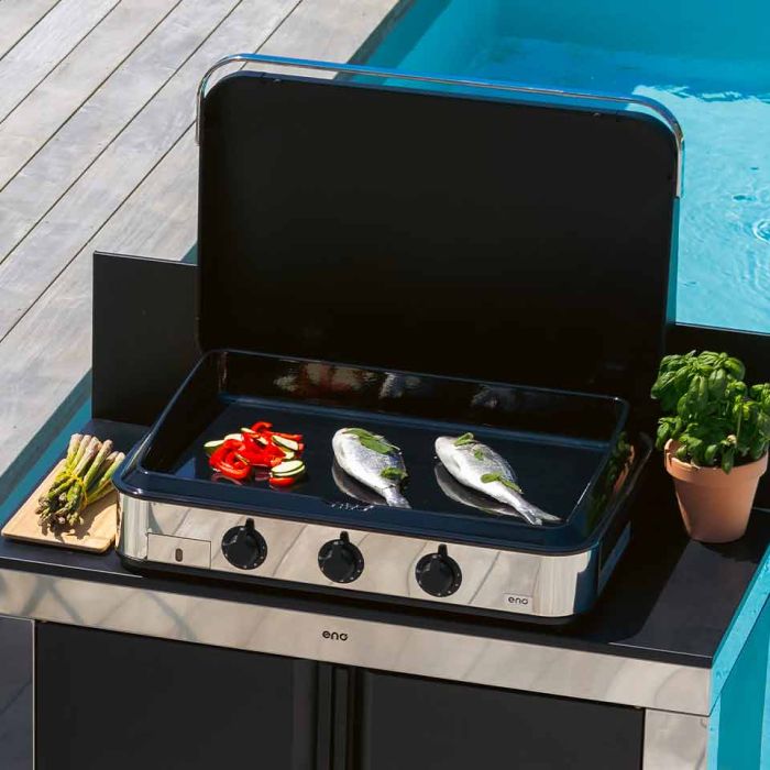ENOSIGN 80 Plancha Gaz - Inox Stainless