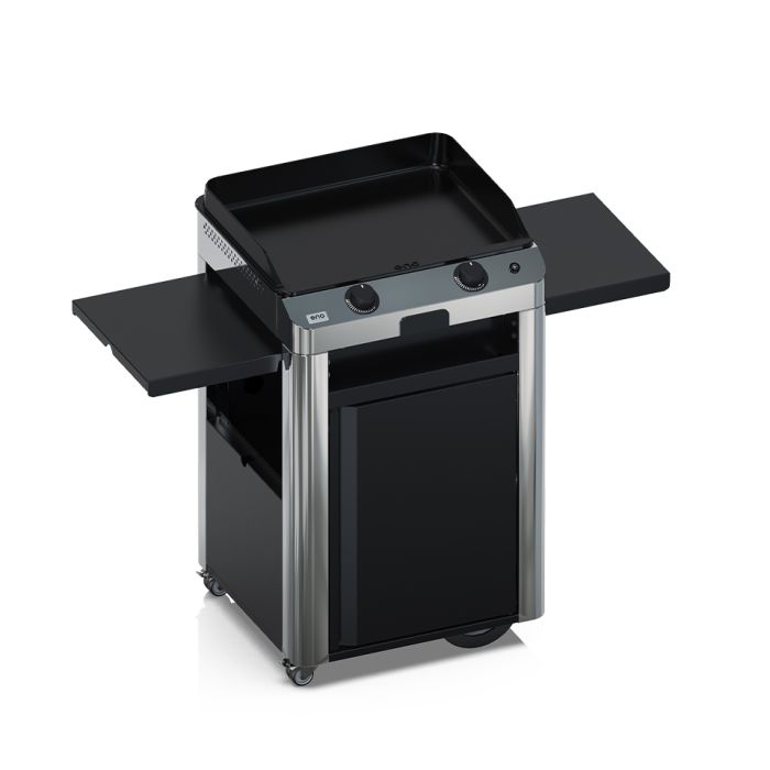 Combo FUSION 60 Plancha Gaz sur Chariot - Inox