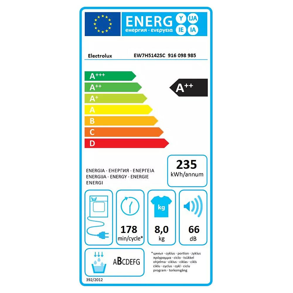 Sèche-linge Electrolux