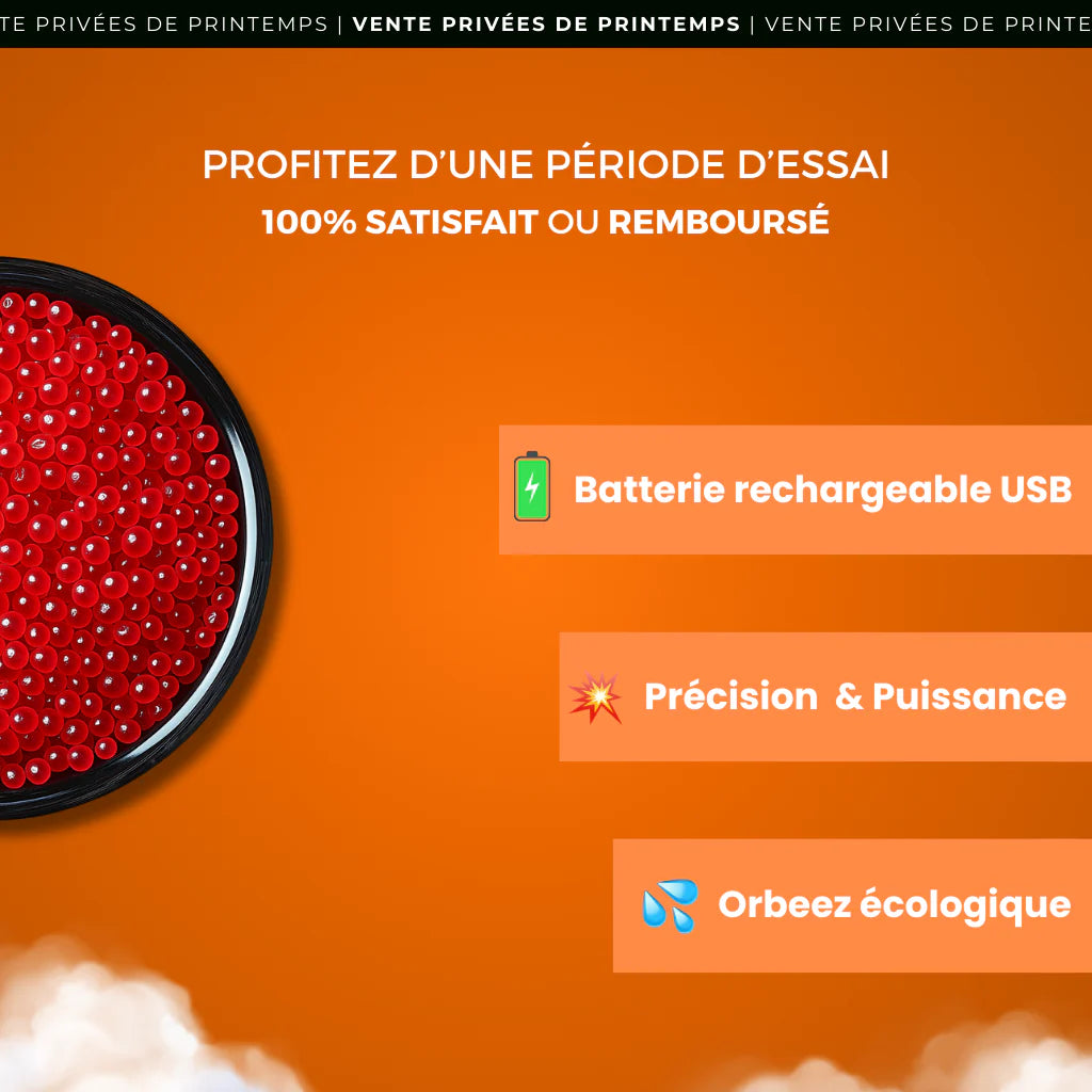 Fusil d'assaut à Orbeez | Model X