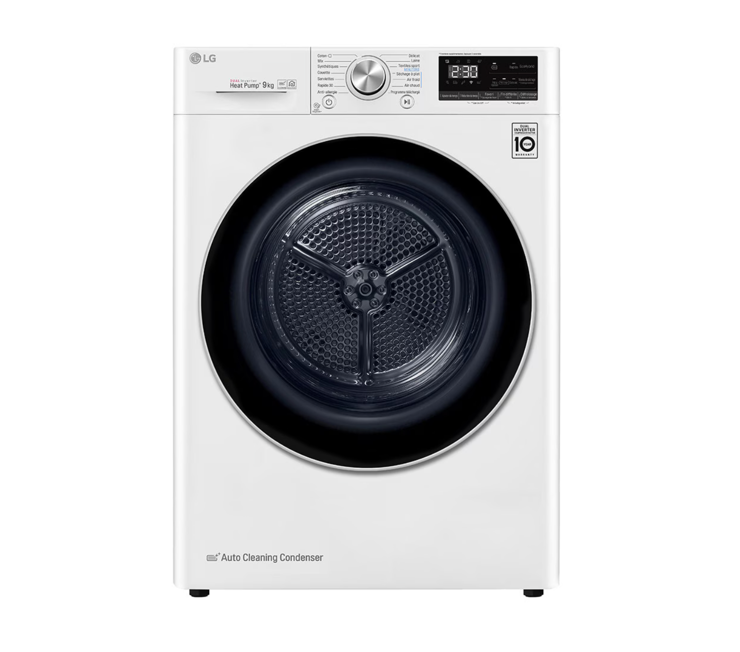 Sèche-linge LG 9kg | A+++ | Condenseur Autonettoyaoteur