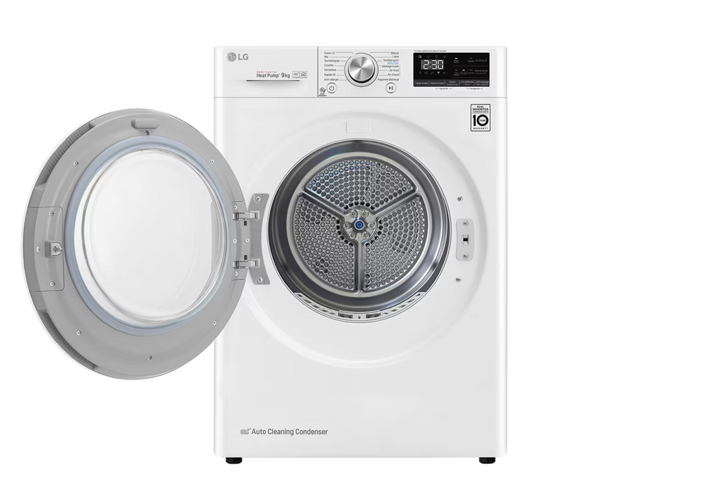 Sèche-linge LG 9kg | A+++ | Condenseur Autonettoyaoteur