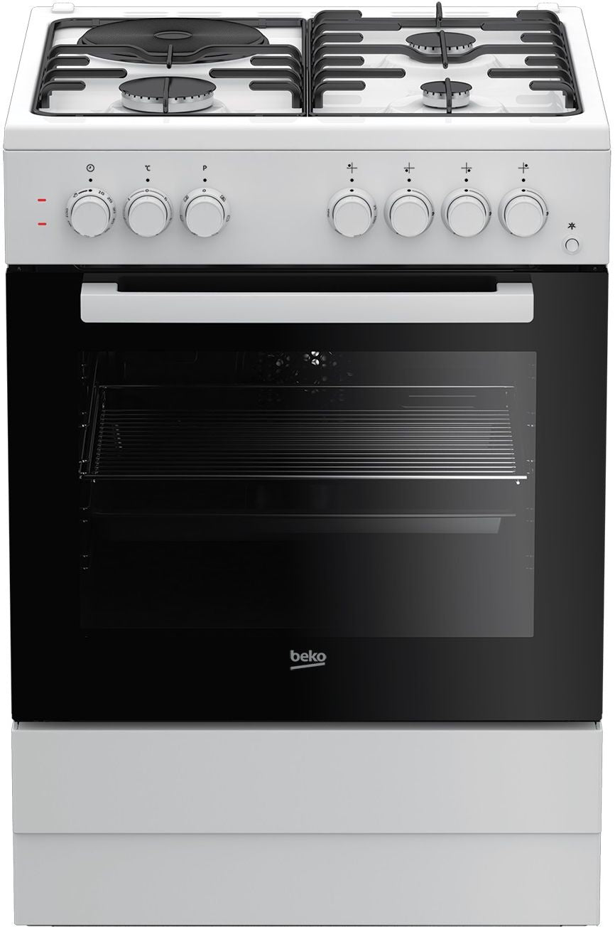 Cuisinière a gaz mixte BEKO FSS63110DWCS