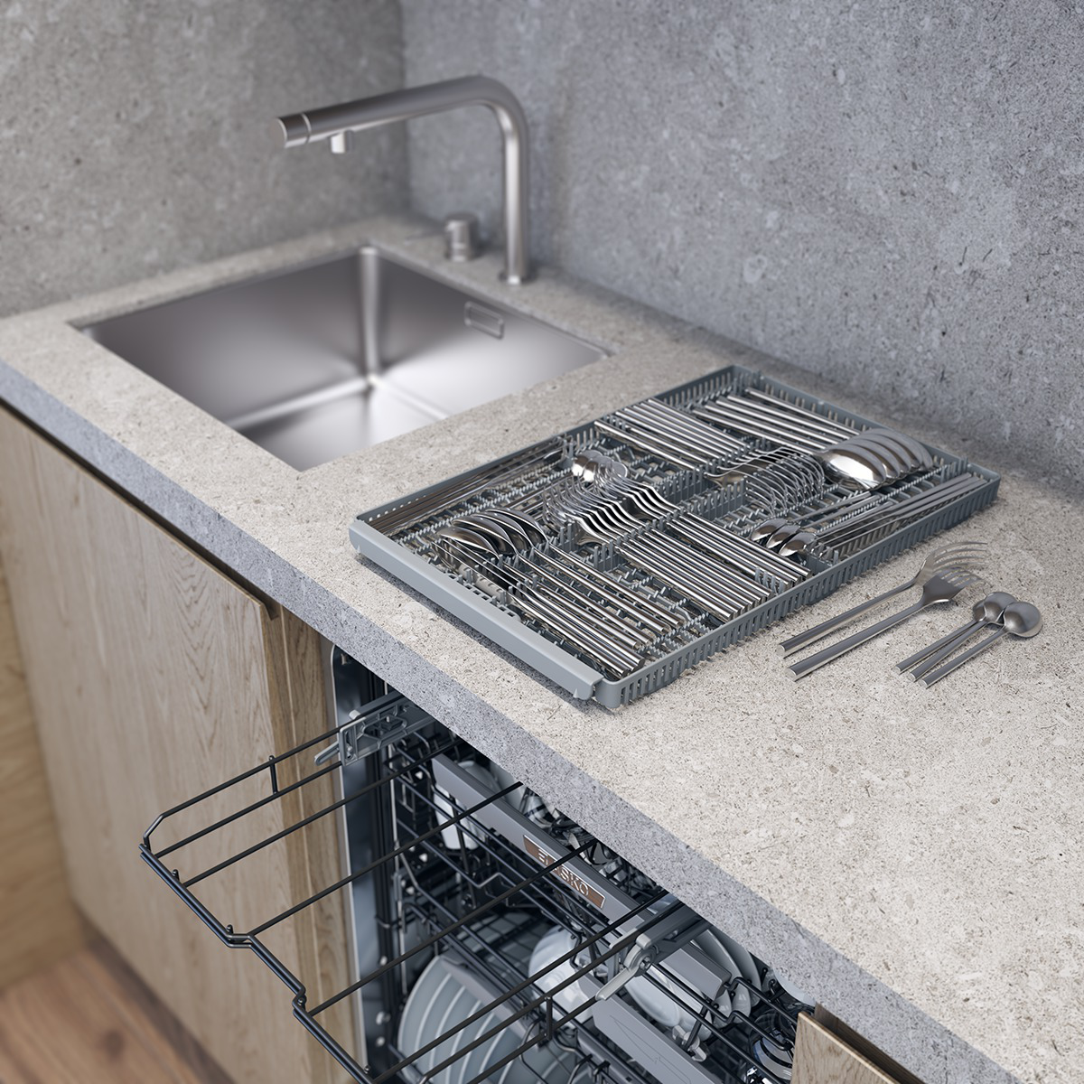 Lave-vaisselle encastrable ASKO 60 cm