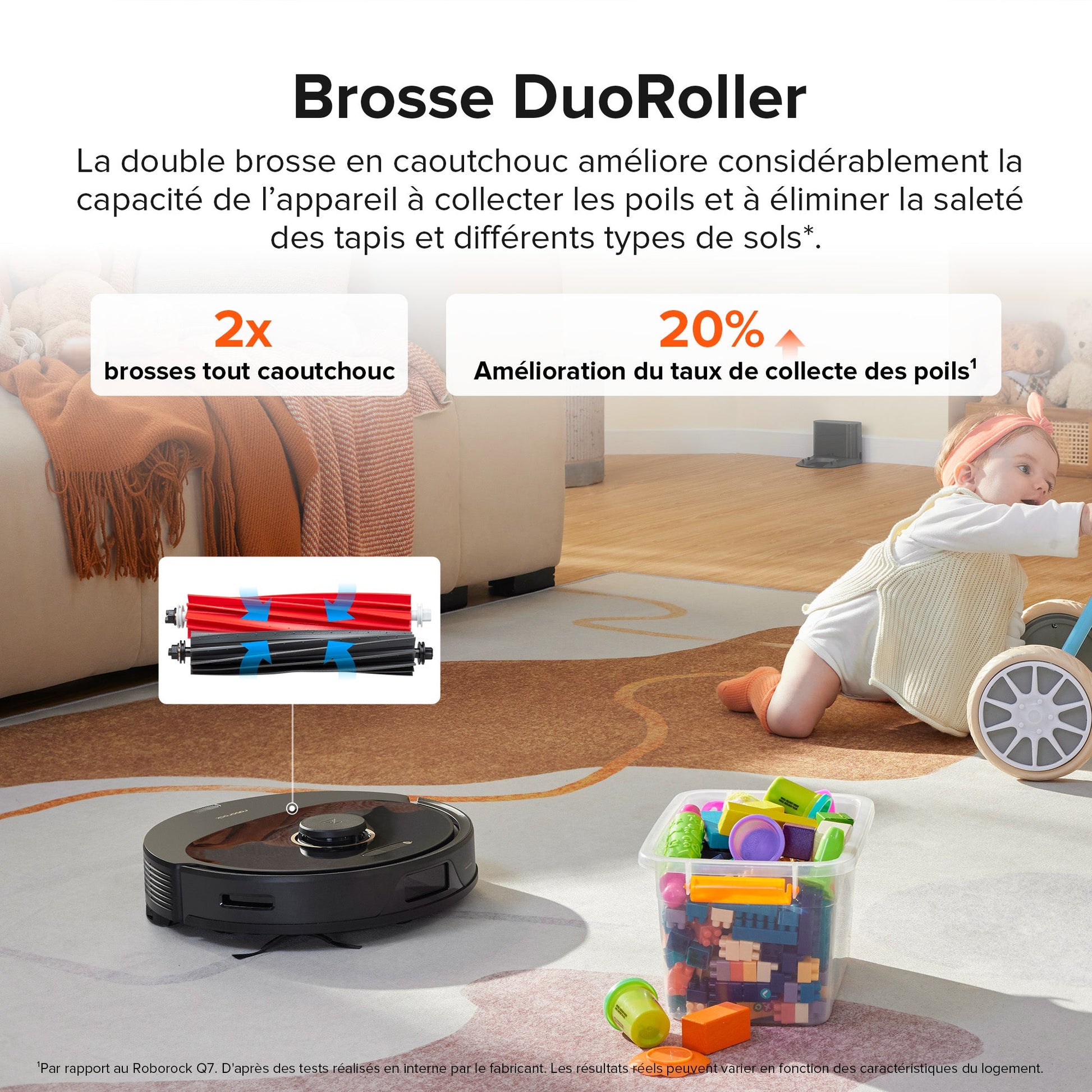 Roborock Q8 Max robot aspirateur