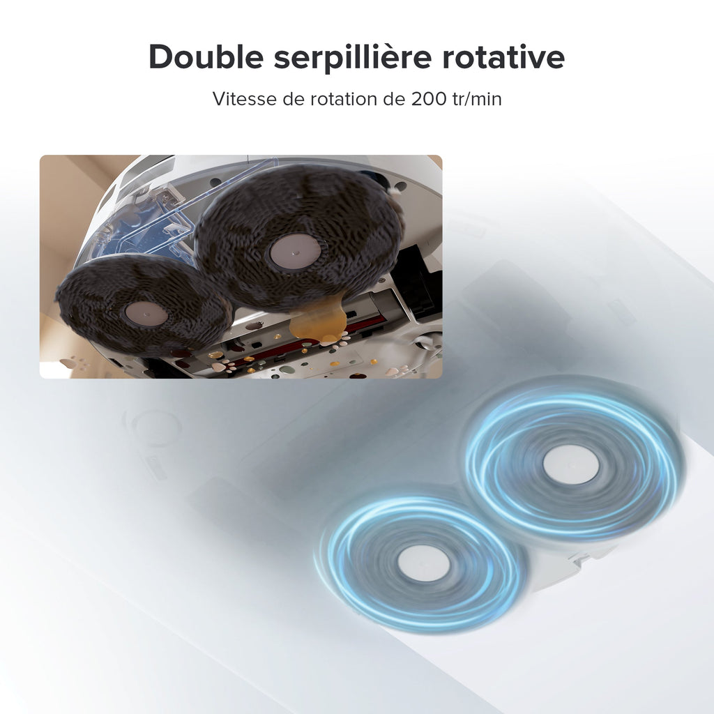Roborock Qrevo Pro robot aspirateur laveur avec station multifonction 2.0