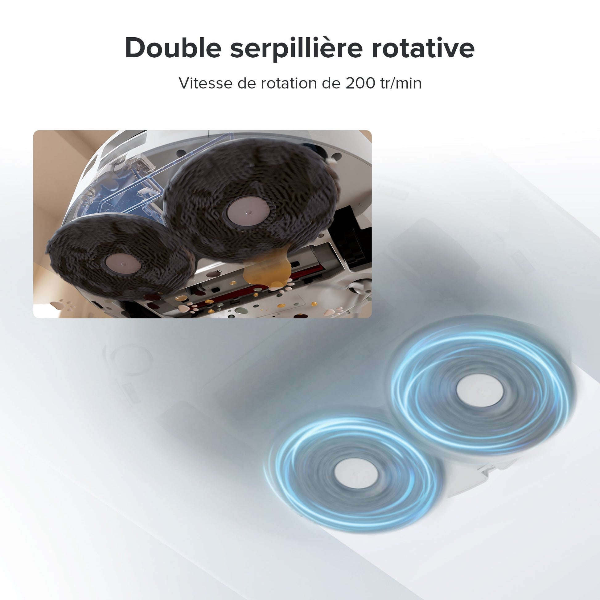 Roborock Qrevo Pro robot aspirateur laveur avec station multifonction 2.0