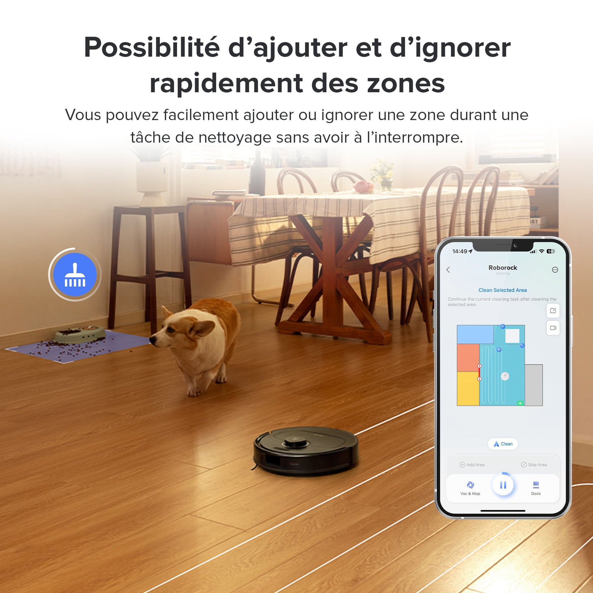 Roborock Qrevo Pro robot aspirateur laveur avec station multifonction 2.0