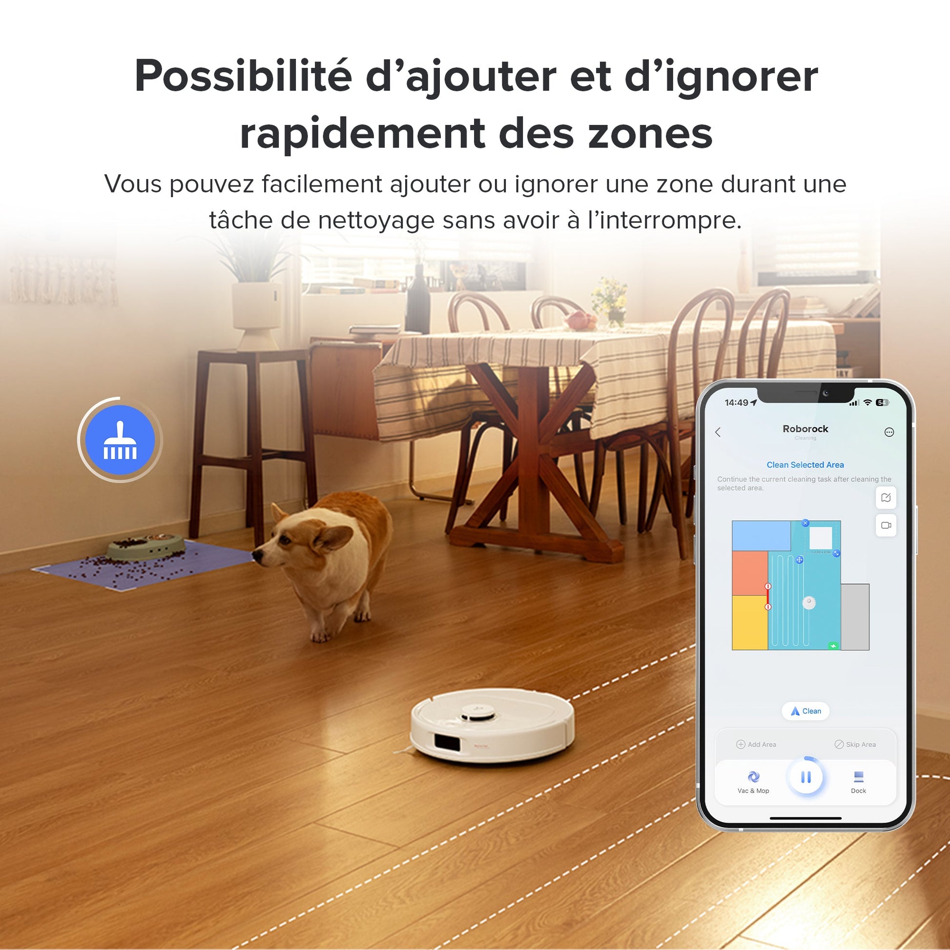 Roborock Qrevo Pro robot aspirateur laveur avec station multifonction 2.0