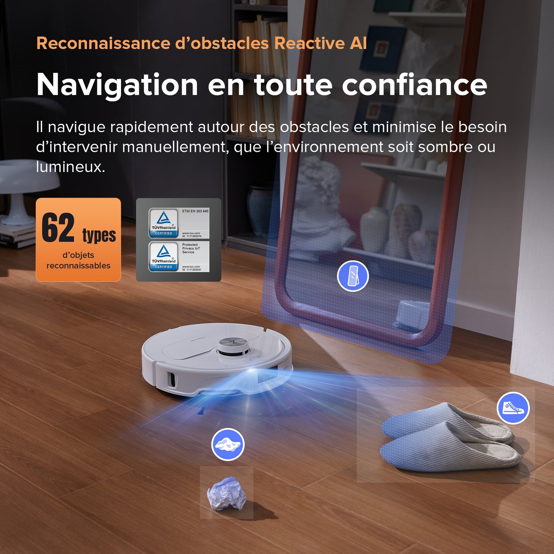 Roborock Qrevo Master robot aspirateur laveur avec station multifonction 3.0