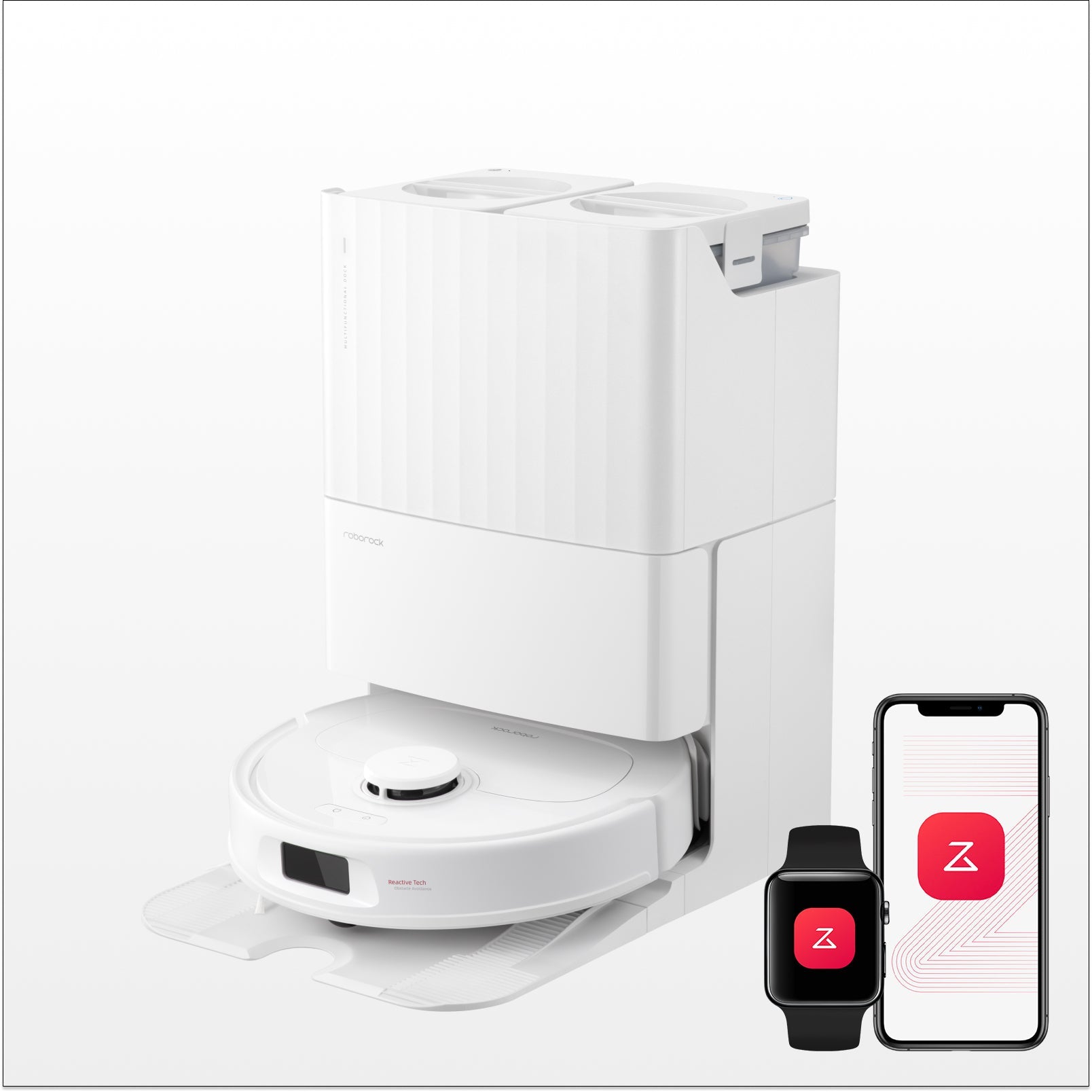 Roborock Qrevo S robot aspirateur laveur Set avec station multifonction