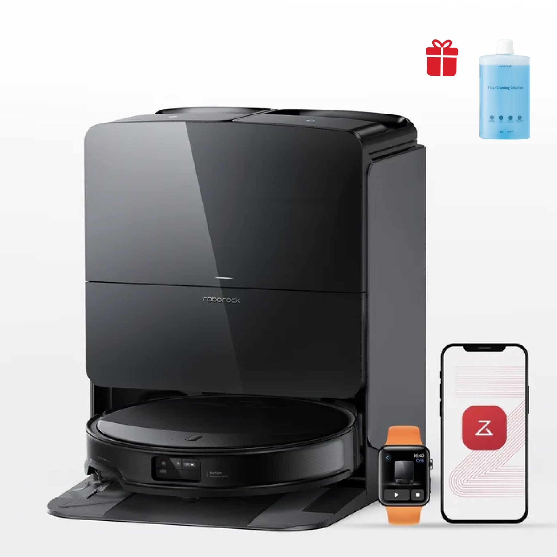 Roborock Saros 10R robot aspirateur laveur avec station d’accueil multifonctionnelle 4.0