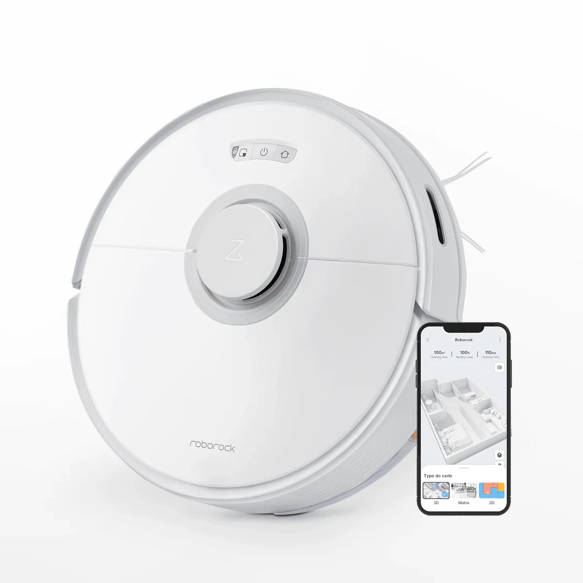 Roborock Q7 Max robot aspirateur avec puissance d’aspiration de 4 200 Pa