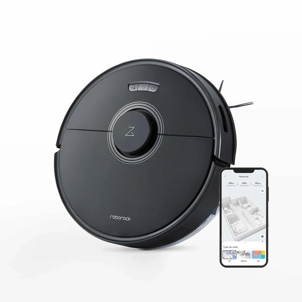 Roborock Q7 Max robot aspirateur avec puissance d’aspiration de 4 200 Pa