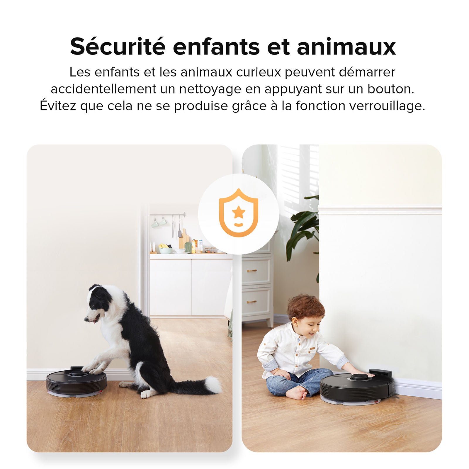 Roborock Q7 Max robot aspirateur avec puissance d’aspiration de 4 200 Pa