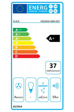 Plaque induction avec hotte aspirante ELICA 83 CM