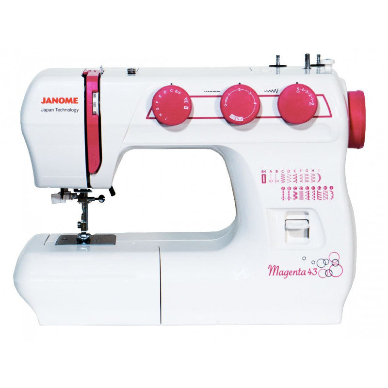 Machine à coudre JANOME MAGENTA 43