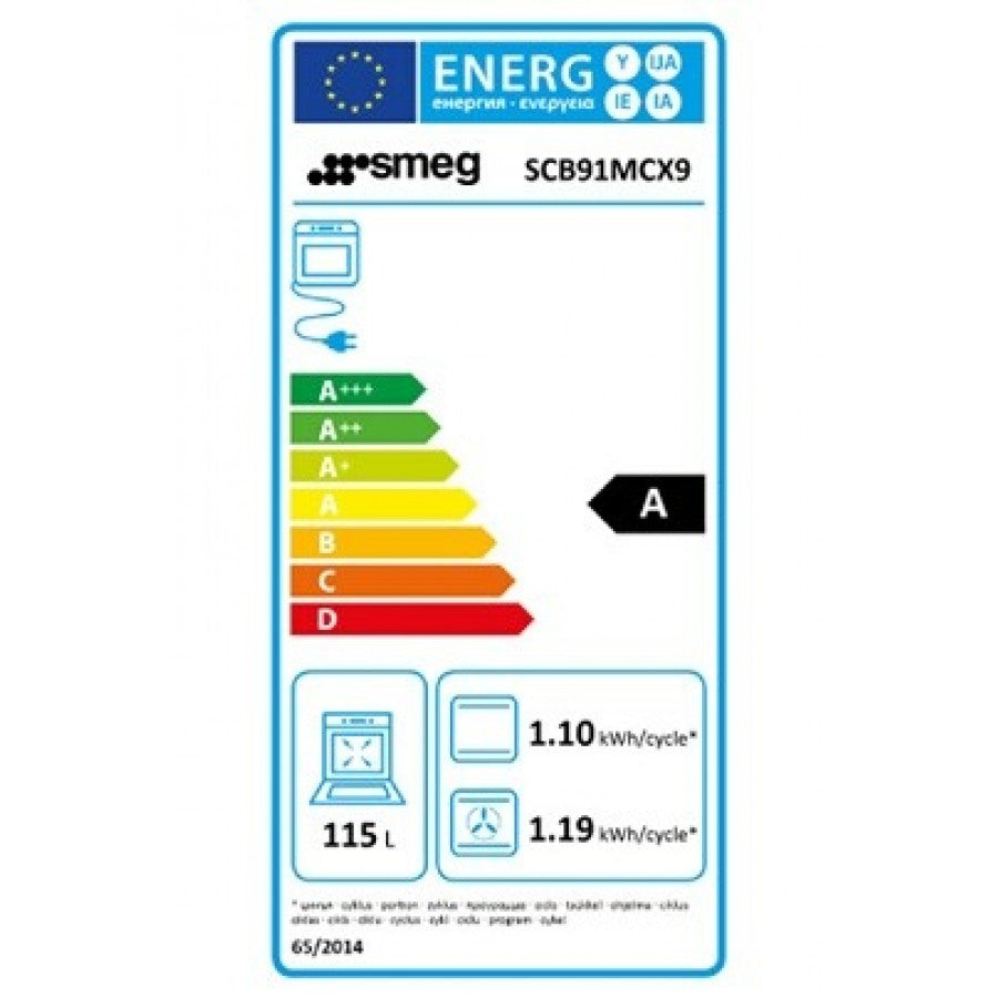 Piano de cuisson gaz SMEG - SCB91MCX9 (reconditionné)
