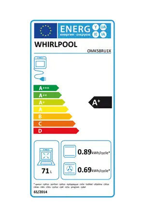 Four encastrable Whirlpool OMK58RU1X reconditionné