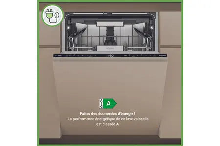 Lave-vaisselle encastrable Whirlpool W7IHF60TU MAXISPACE - ENCASTRABLE 60CM